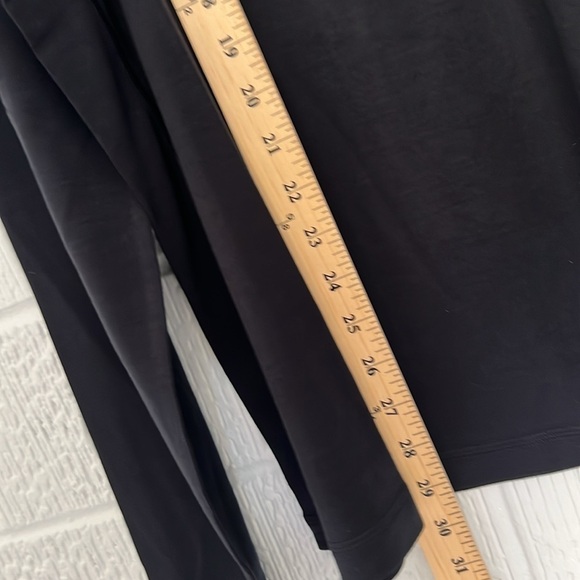 NOBULL Men's Blended Merino Wool Mock Neck Long Sleeve Shirt Black XXL NWT - Picture 10 of 10